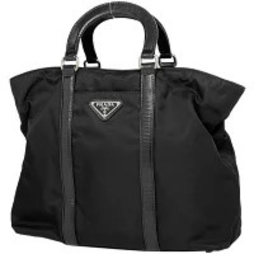 Prada Plate 2way Shoulder Bag Nero Black